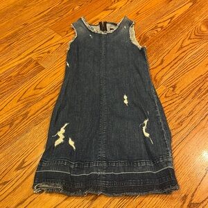 J Brand Woman’s Ripped Denim Dress Size XS